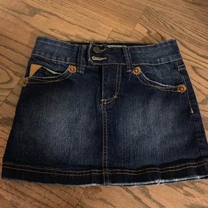 YMI girl’s denim skirt.